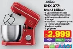 SİNBO SMX-2771 STAND MİKSER